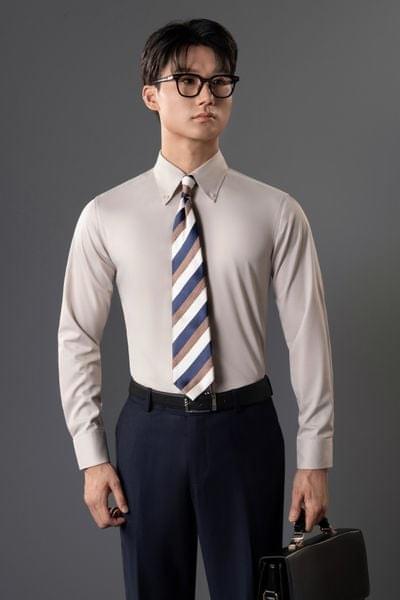 Sơ mi be trơn - SMC160BE