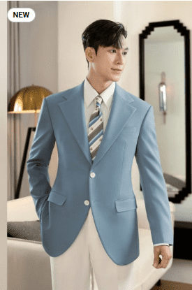 Áo vest xanh dương pastel - Ảnh 2